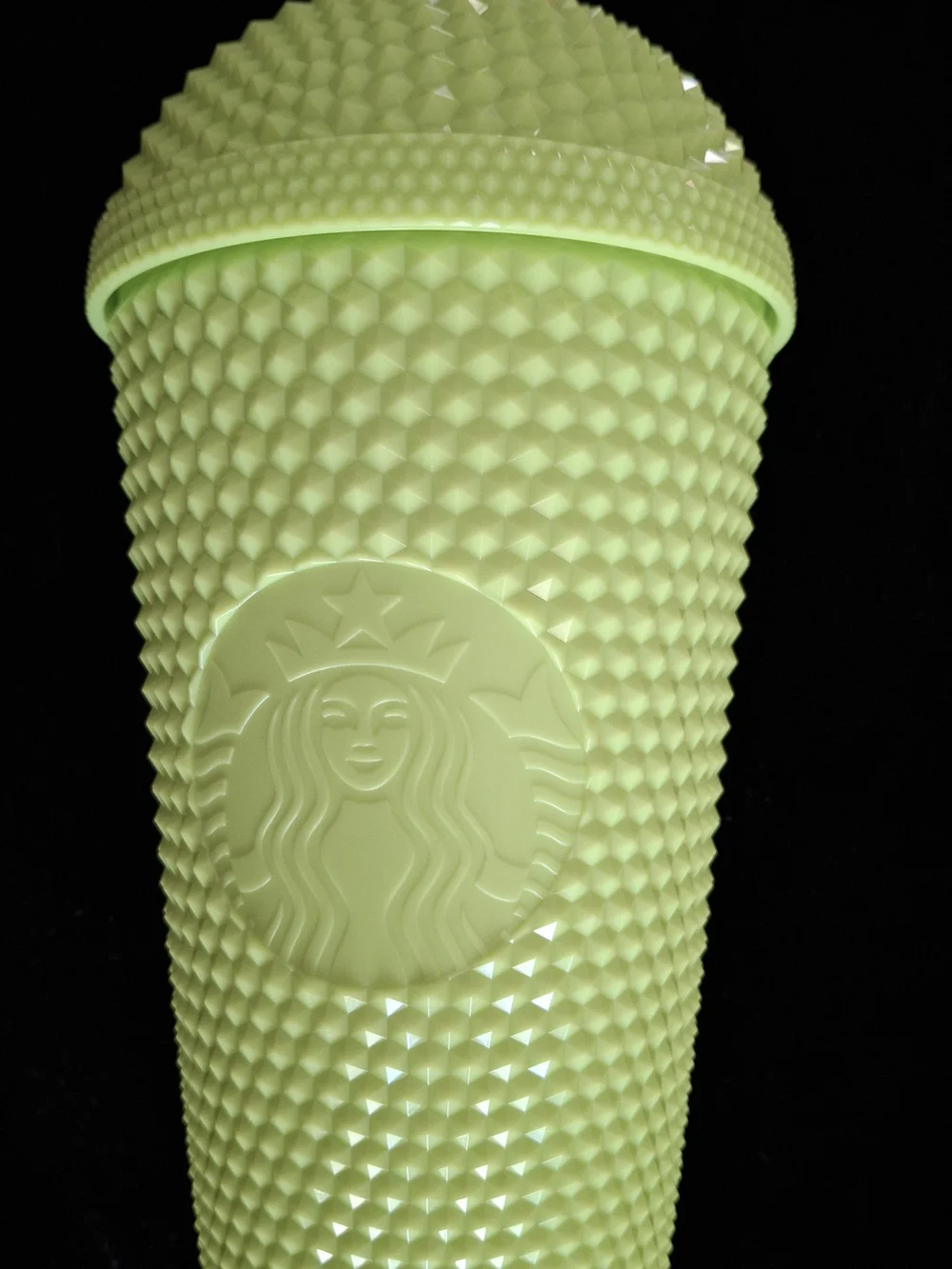 Starbucks Neon Green Studded Reusable Tumbler